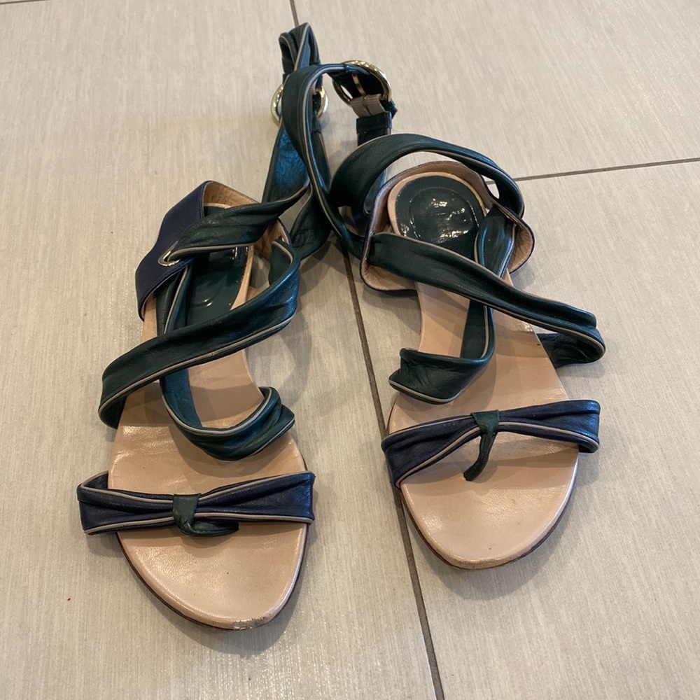 Bally Lace Up Sandals